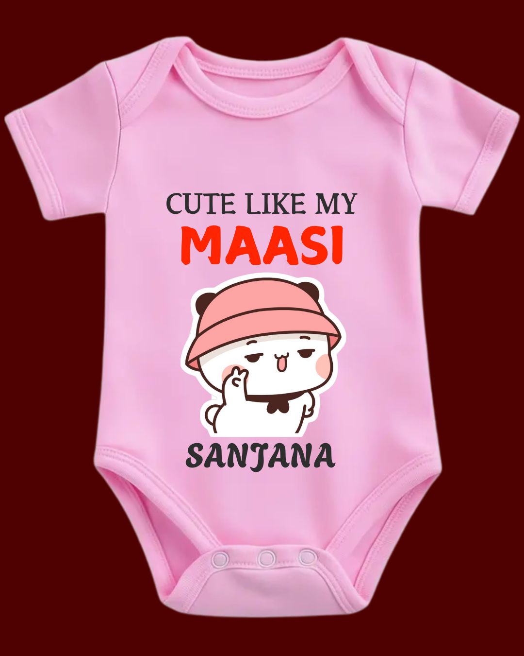 Cute Like My MAASI Baby Outfit