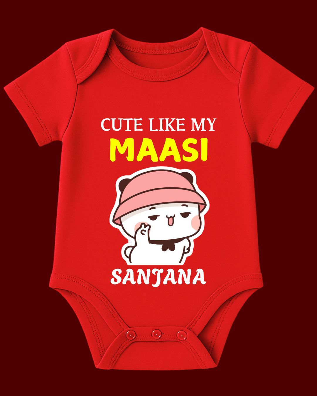 Cute Like My MAASI Baby Outfit