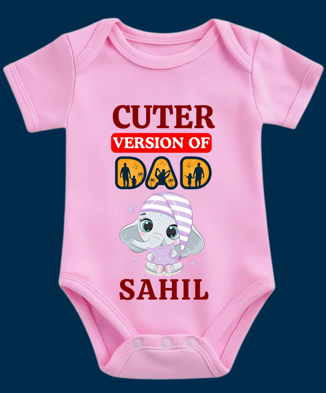 Cuter Version of DAD Baby Outfit