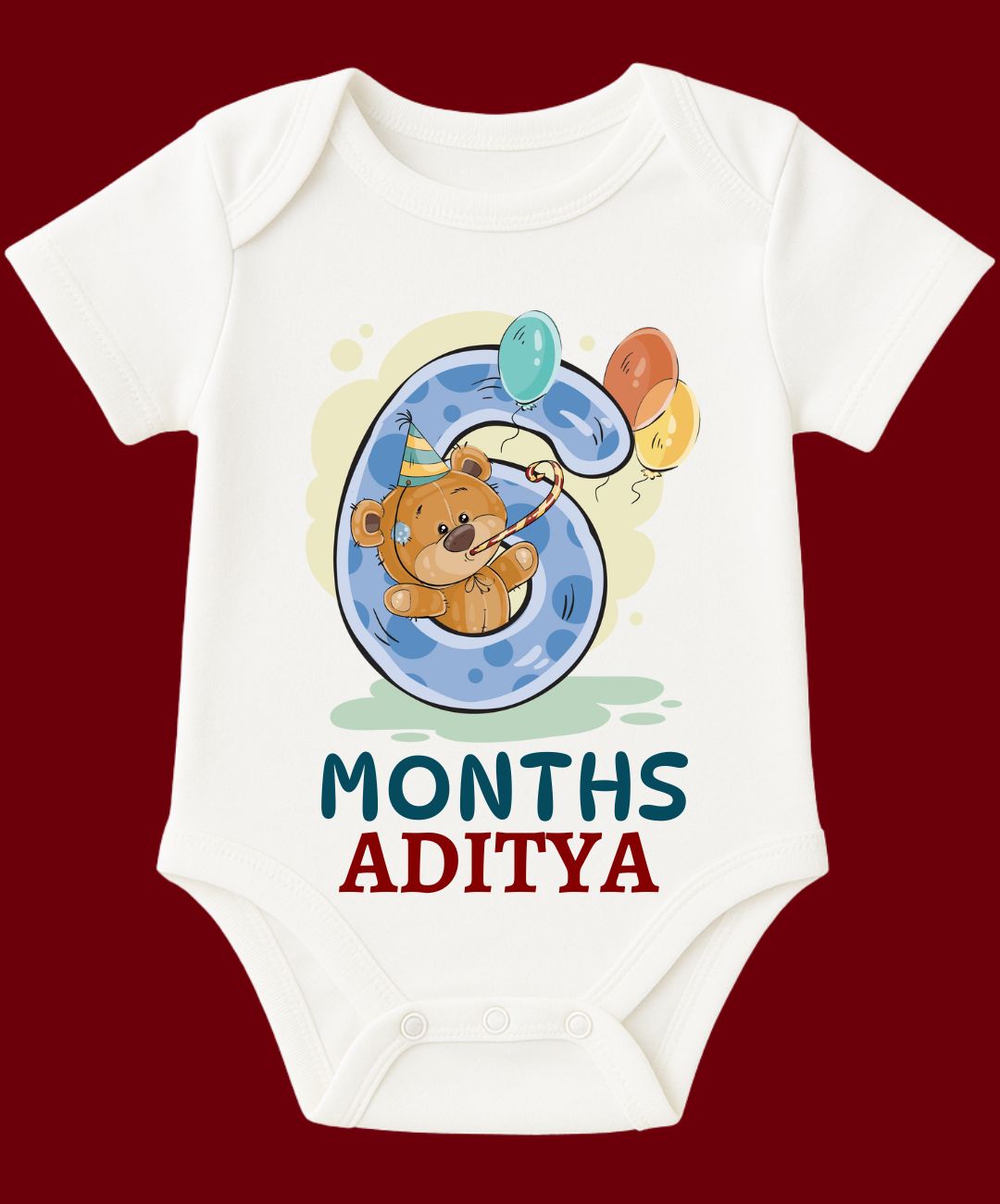 Happy Six Months Birthday Outfit