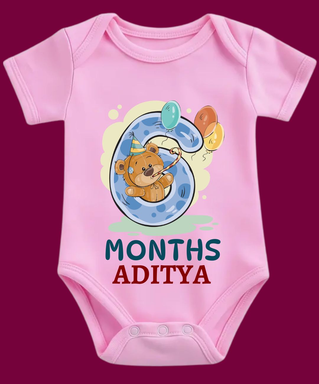 Happy Six Months Birthday Outfit