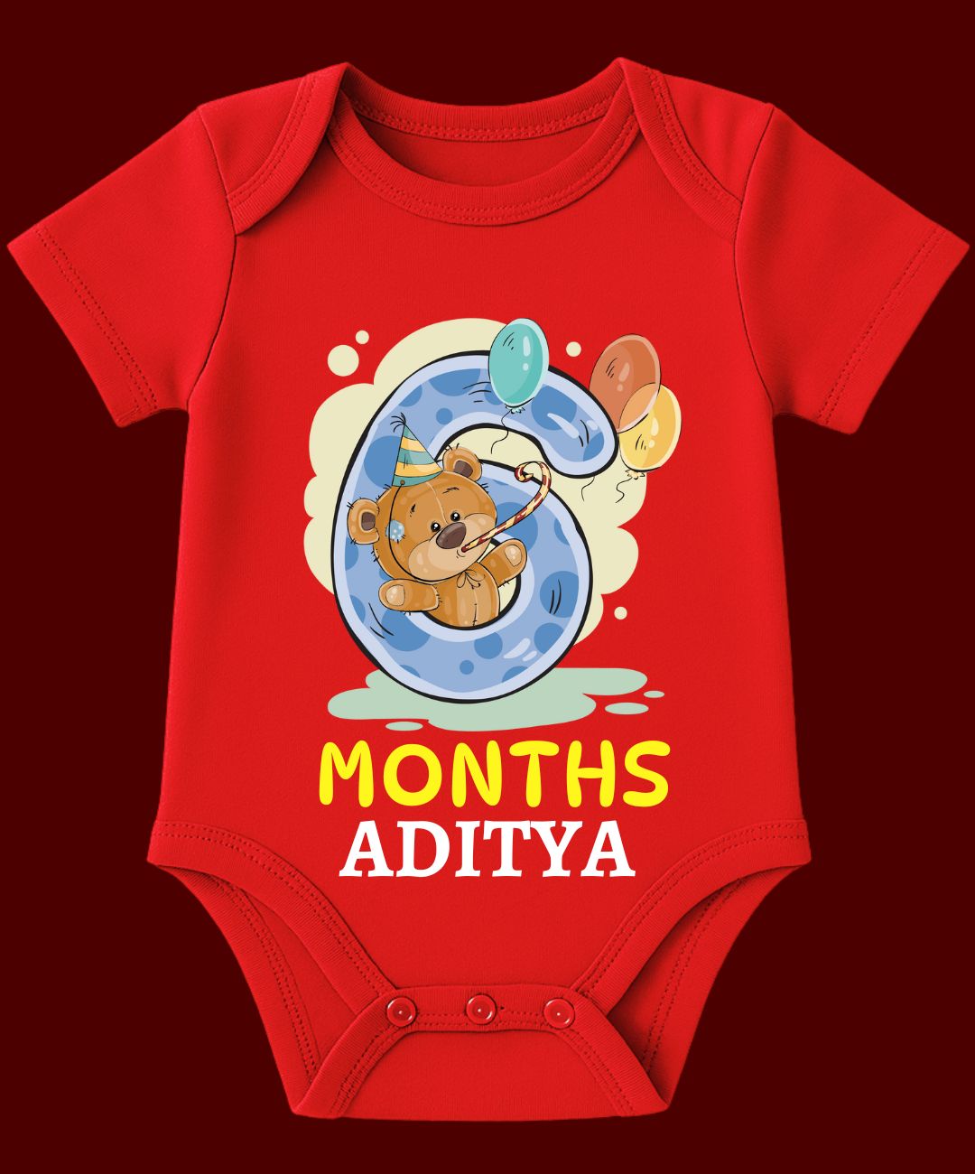 Happy Six Months Birthday Outfit