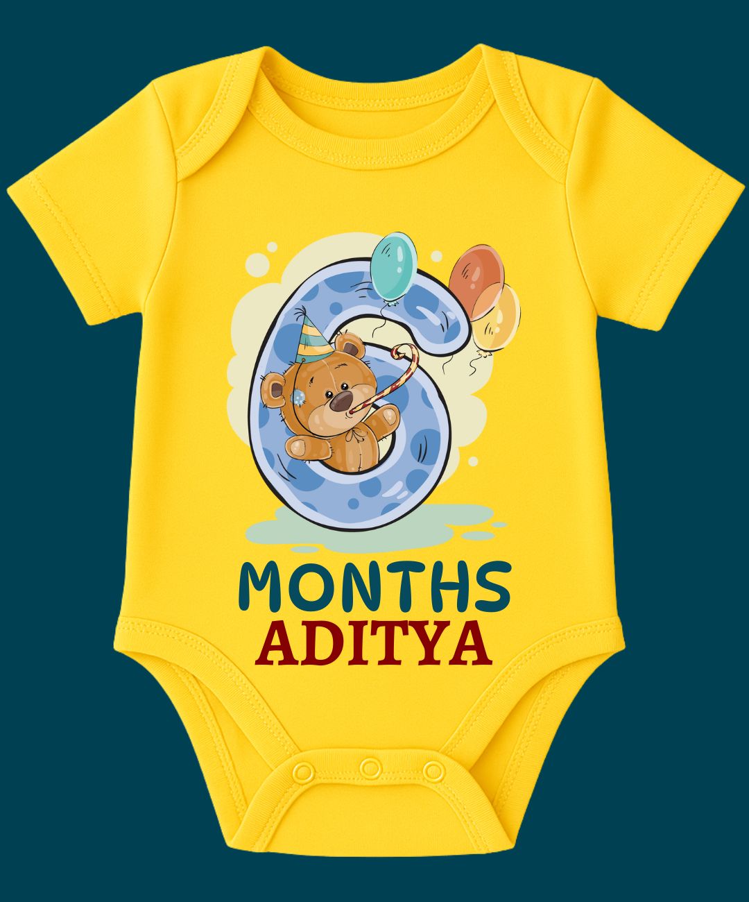 Happy Six Months Birthday Outfit