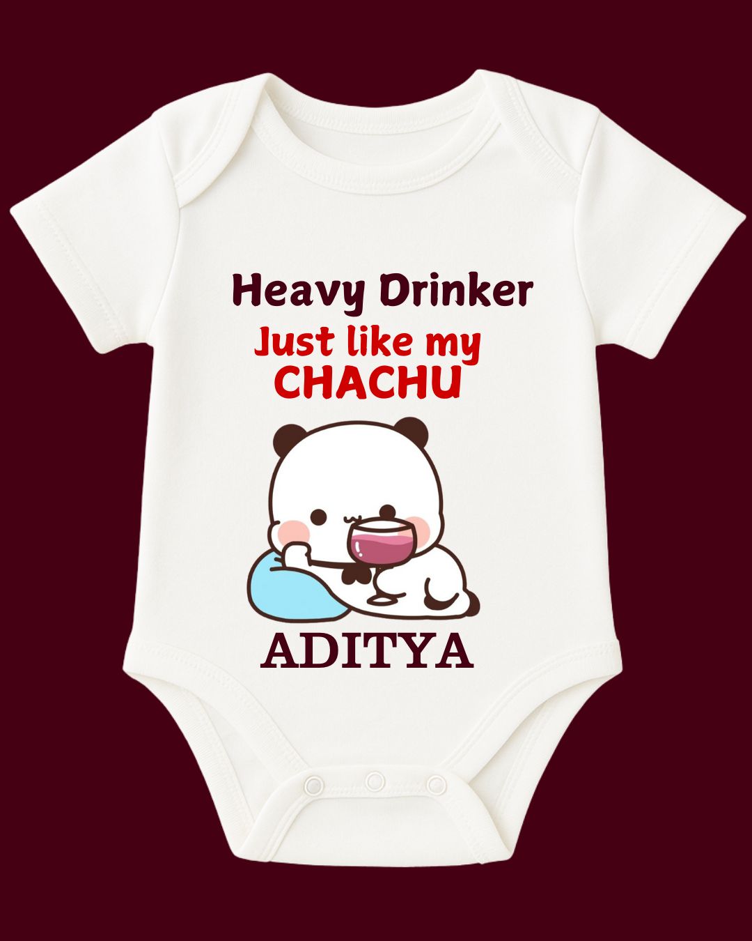 Heavy Drinker Just Like My CHACHU Baby Outfit