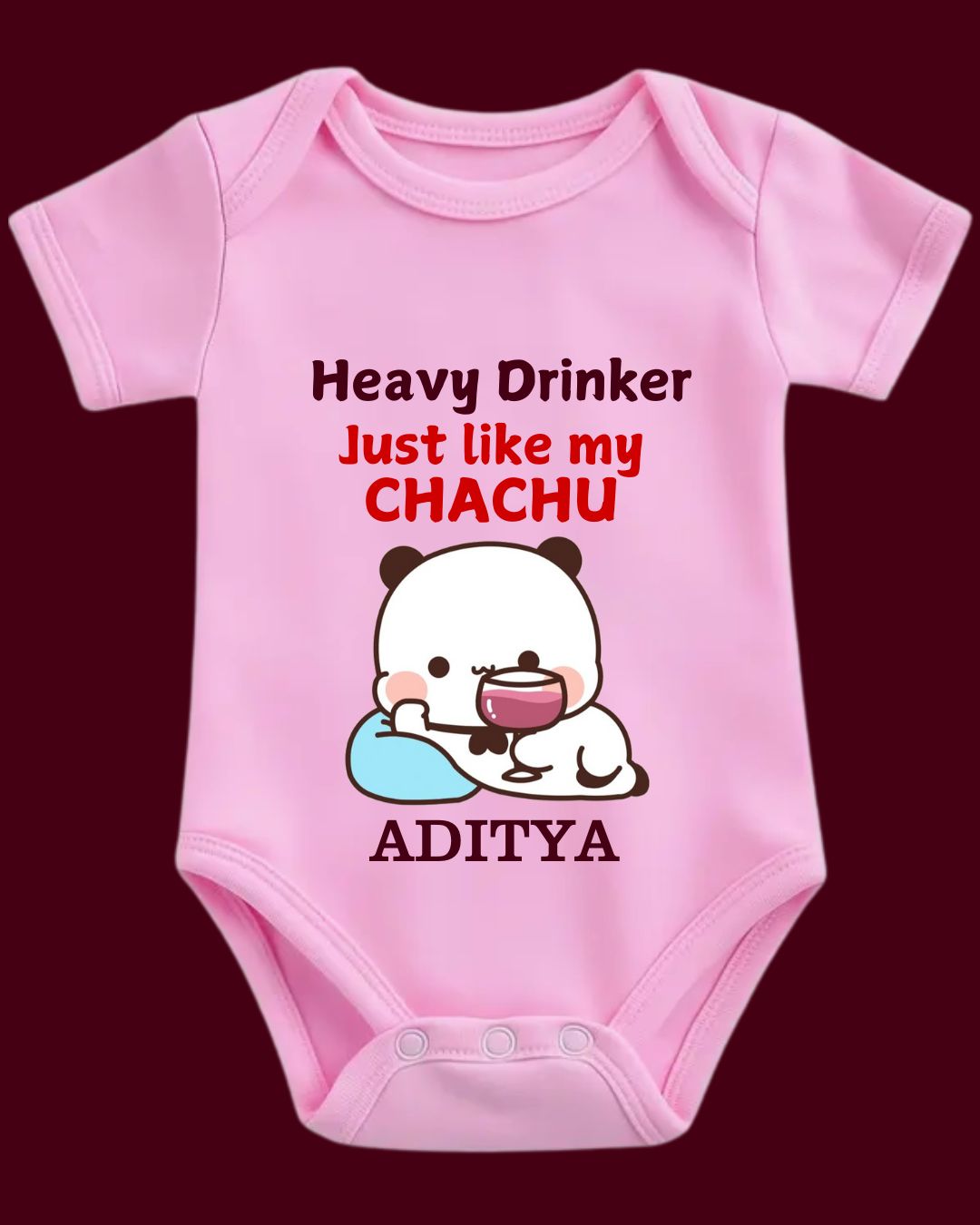 Heavy Drinker Just Like My CHACHU Baby Outfit