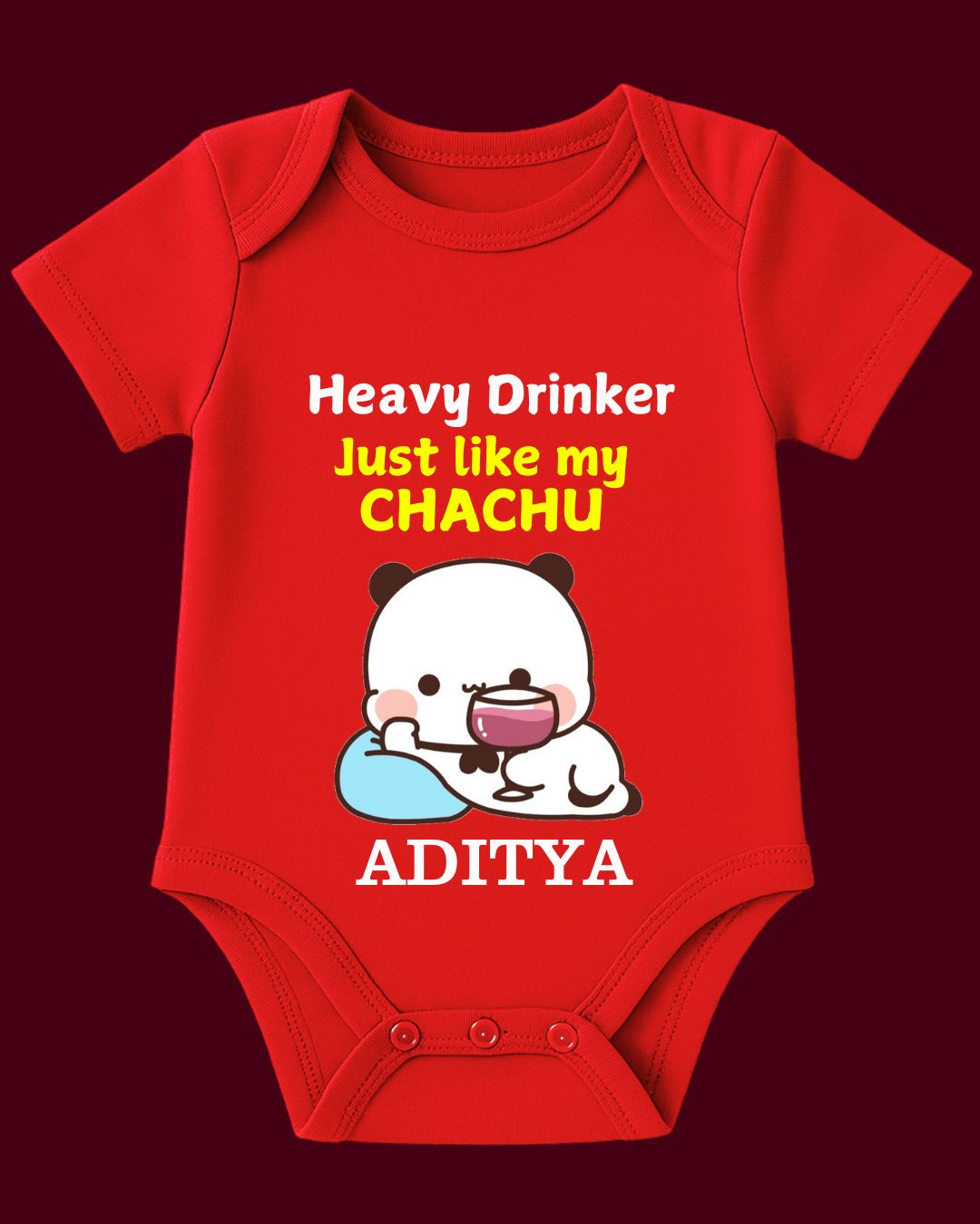 Heavy Drinker Just Like My CHACHU Baby Outfit