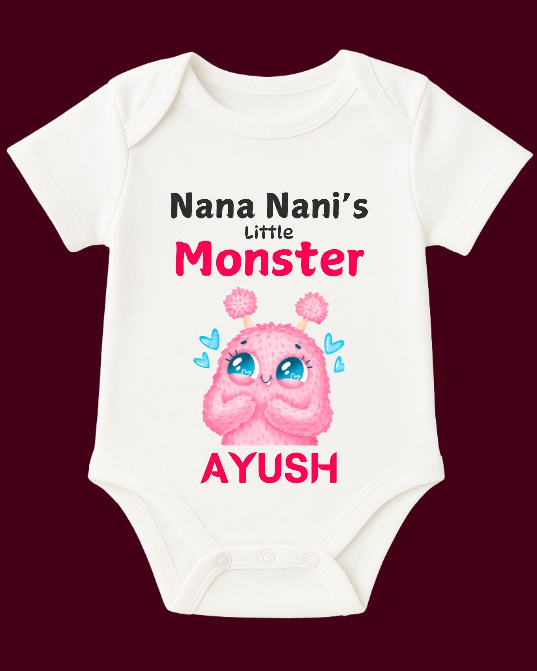 Nana Nani's Little Monster Baby Outfit