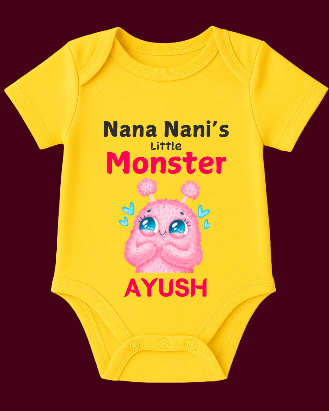 Nana Nani's Little Monster Baby Outfit