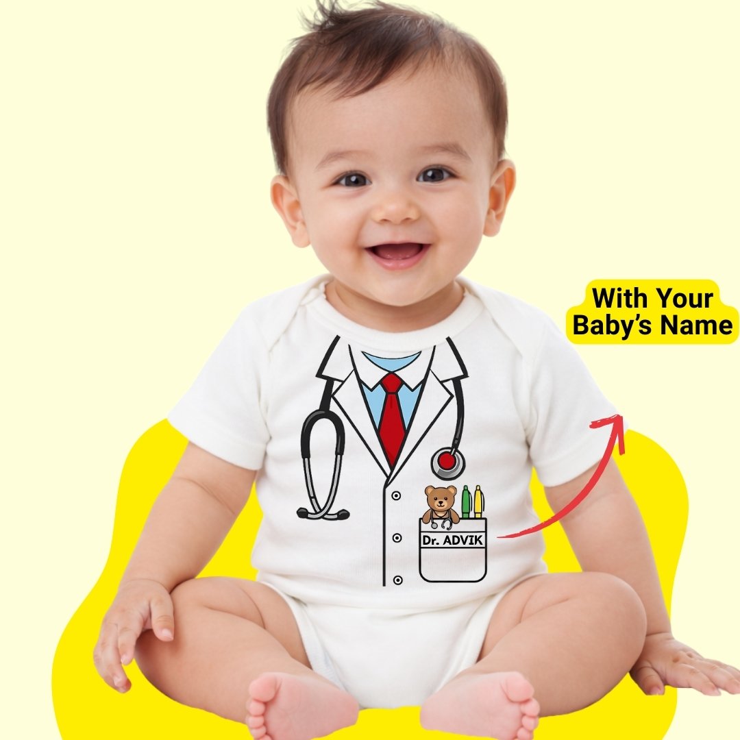Custom Name - Baby's First Doctor Special Romper