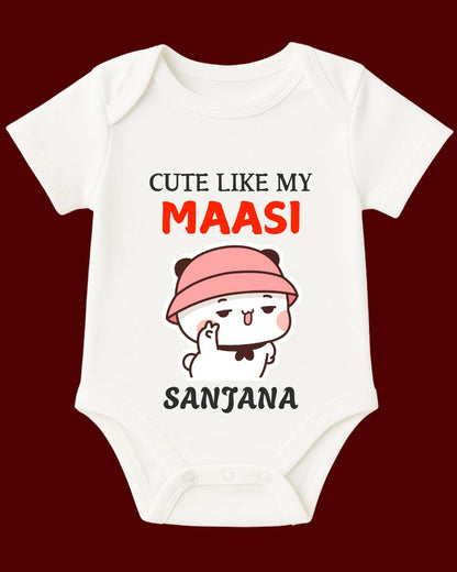 Cute Like My MAASI Baby Outfit
