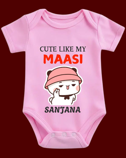 Cute Like My MAASI Baby Outfit