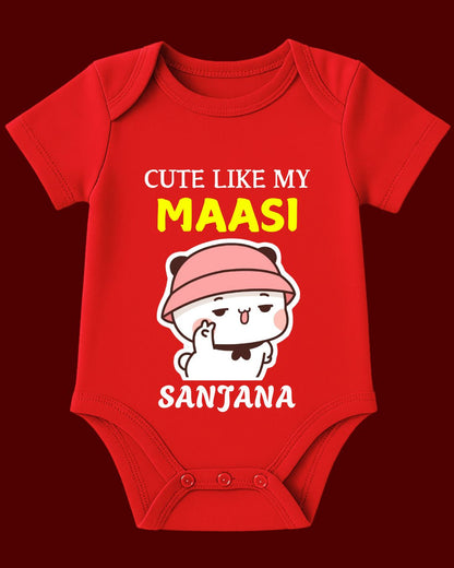 Cute Like My MAASI Baby Outfit