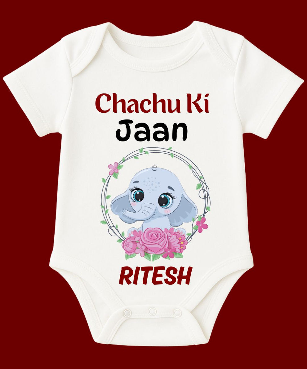 Custom Name - Chachu Ki Jaan Baby Outfit – ShishuCart