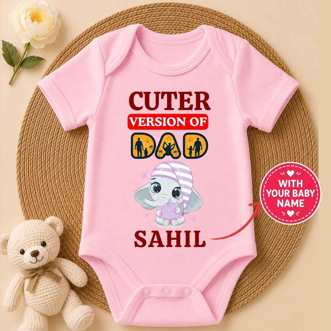 Custom Name - Cuter Version of DAD Baby Outfit