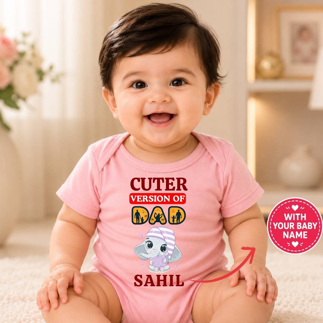 Custom Name - Cuter Version of DAD Baby Outfit