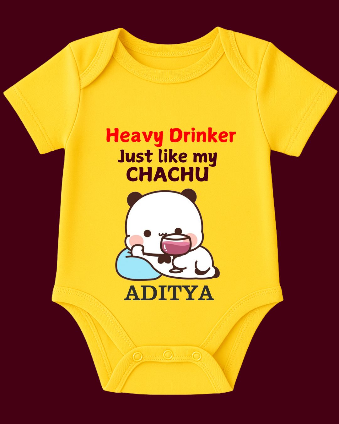 Heavy Drinker Just Like My CHACHU Baby Outfit