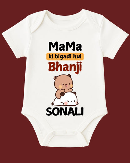Mama ki Bigadi hui Bhanji Baby Outfit