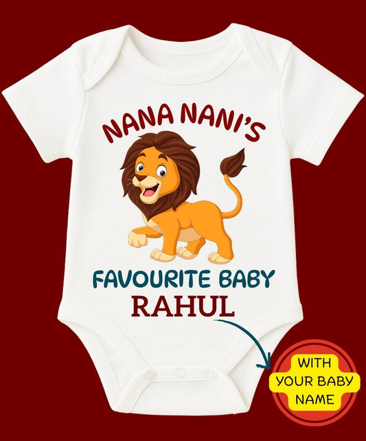 Custom Name - Nana Nani's Favourite Baby Outfit