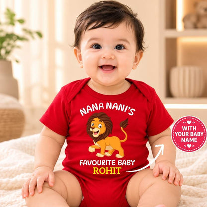 Custom Name - Nana Nani's Favourite Baby Outfit