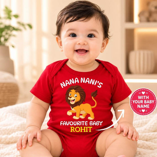 Custom Name - Nana Nani's Favourite Baby Outfit