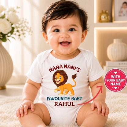 Custom Name - Nana Nani's Favourite Baby Outfit