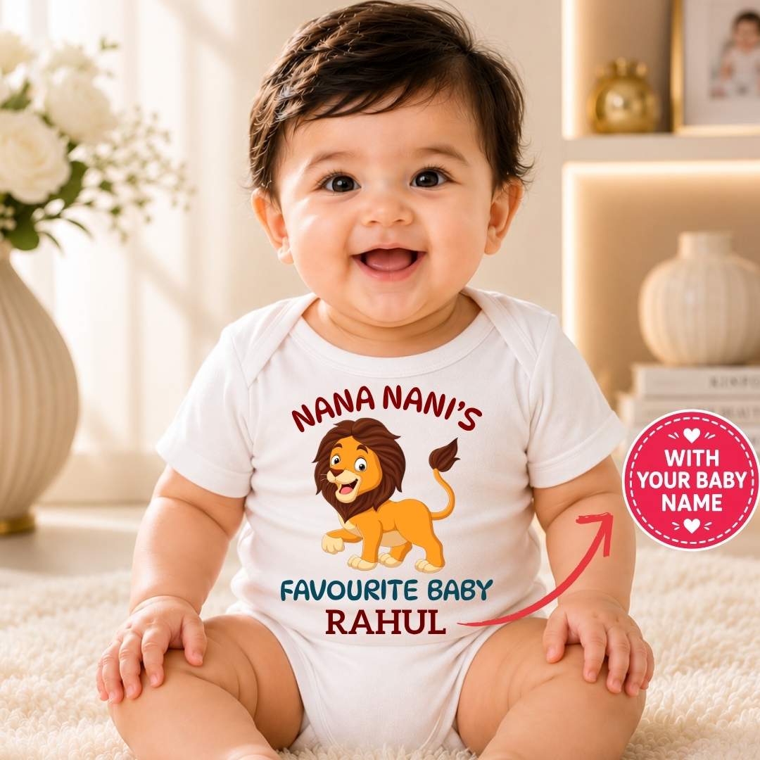 Custom Name - Nana Nani's Favourite Baby Outfit