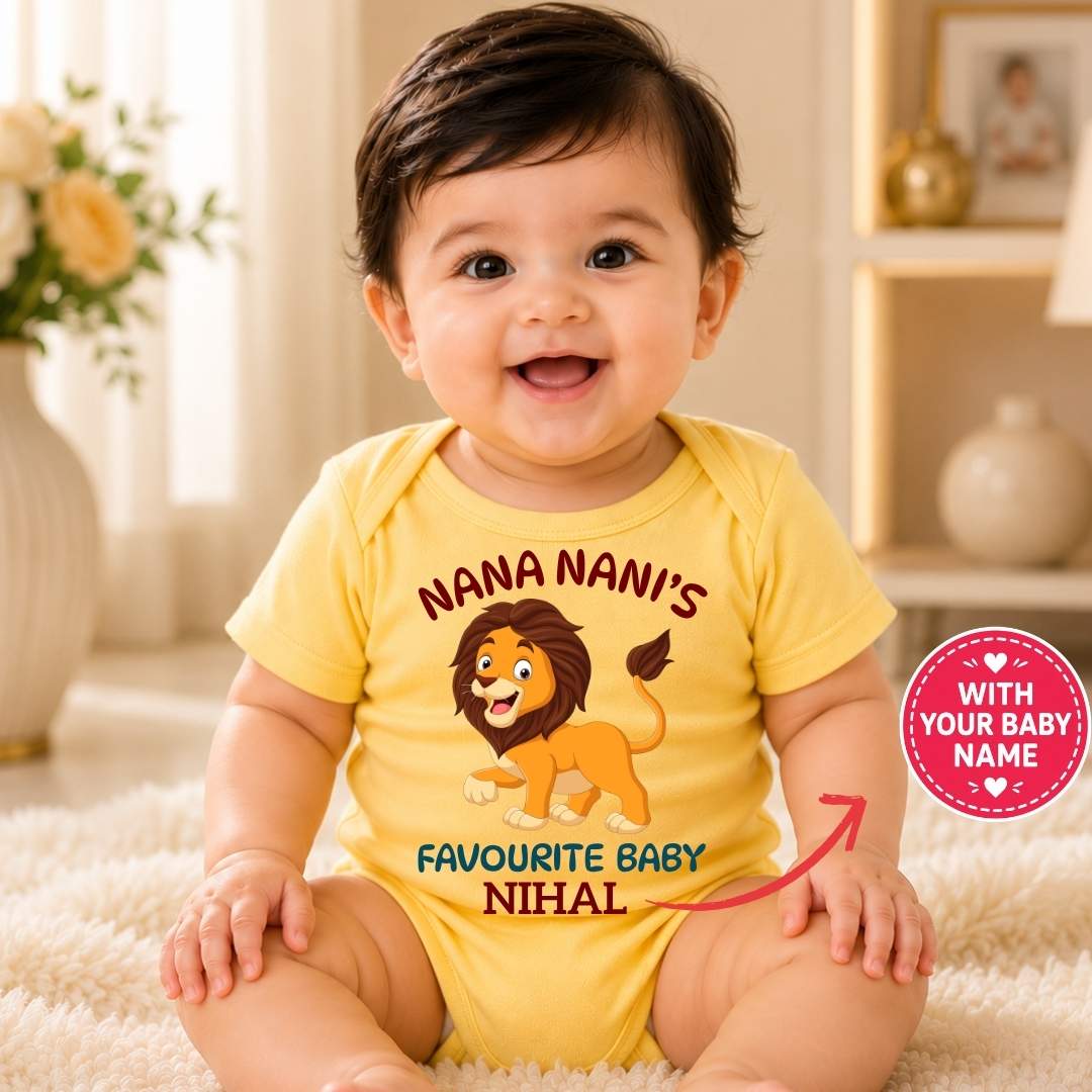 Custom Name - Nana Nani's Favourite Baby Outfit