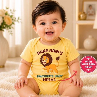 Custom Name - Nana Nani's Favourite Baby Outfit