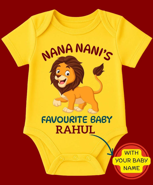 Custom Name - Nana Nani's Favourite Baby Outfit