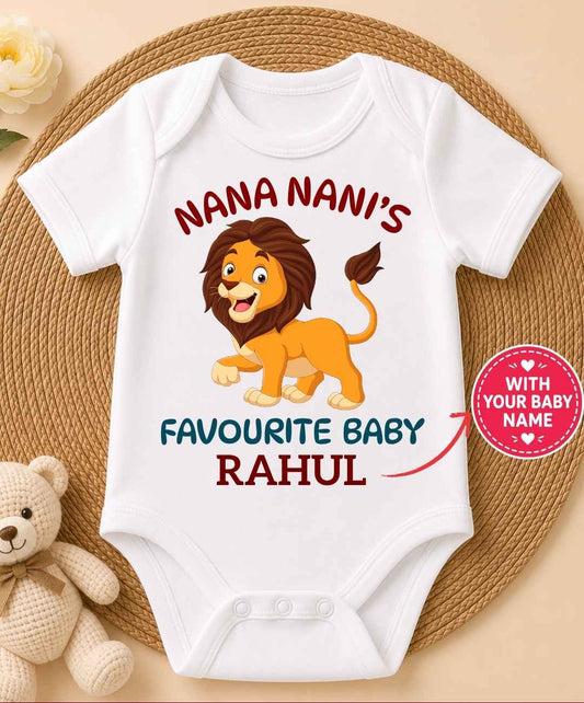 Custom Name - Nana Nani's Favourite Baby Outfit