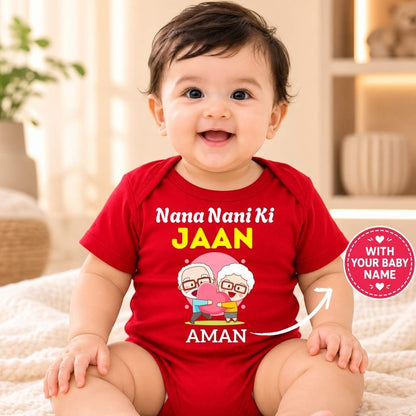 Custom Name - Nana Nani Ki Jaan Baby Outfit