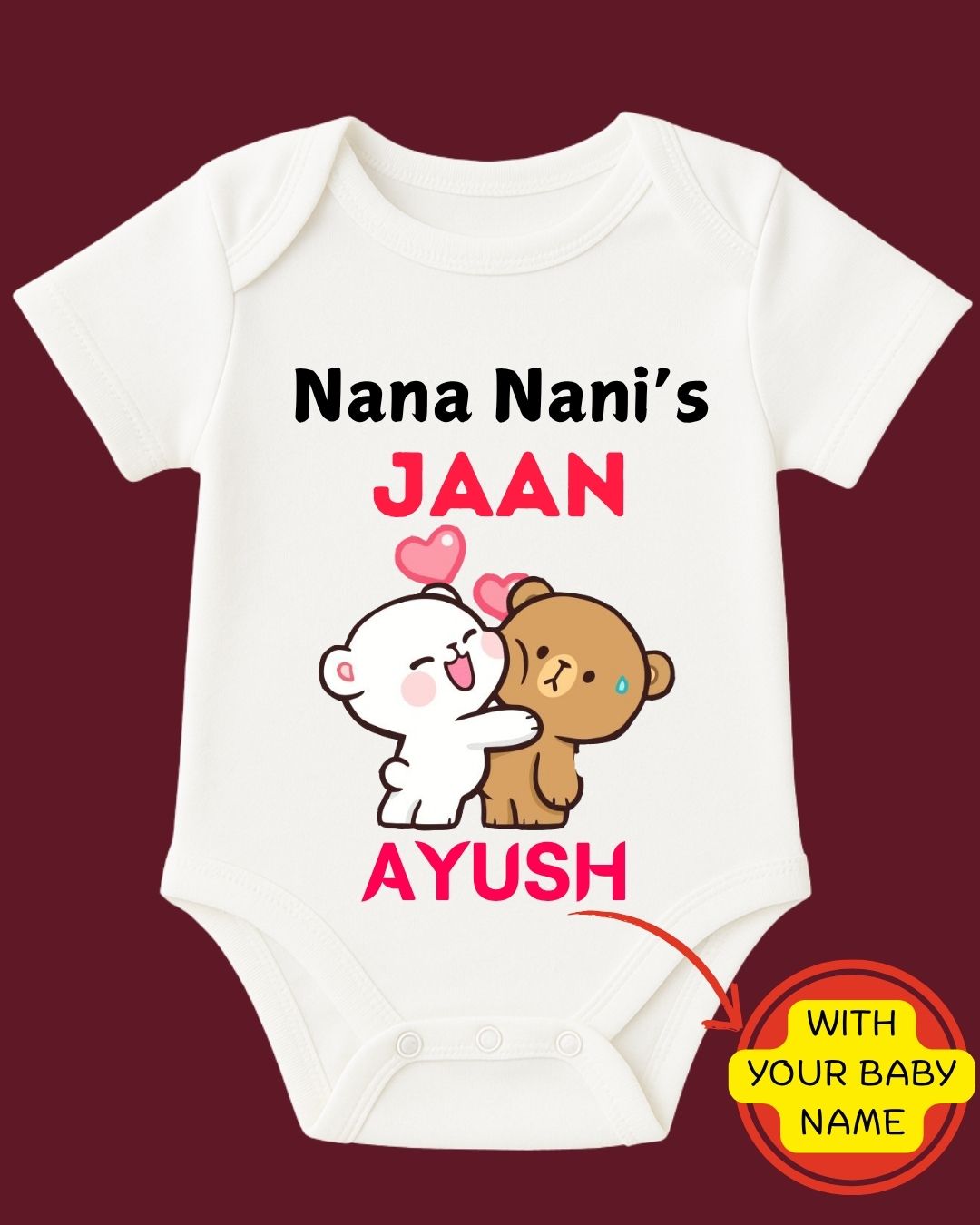 Custom Name - NANA NANI's JaaN Baby Outfit