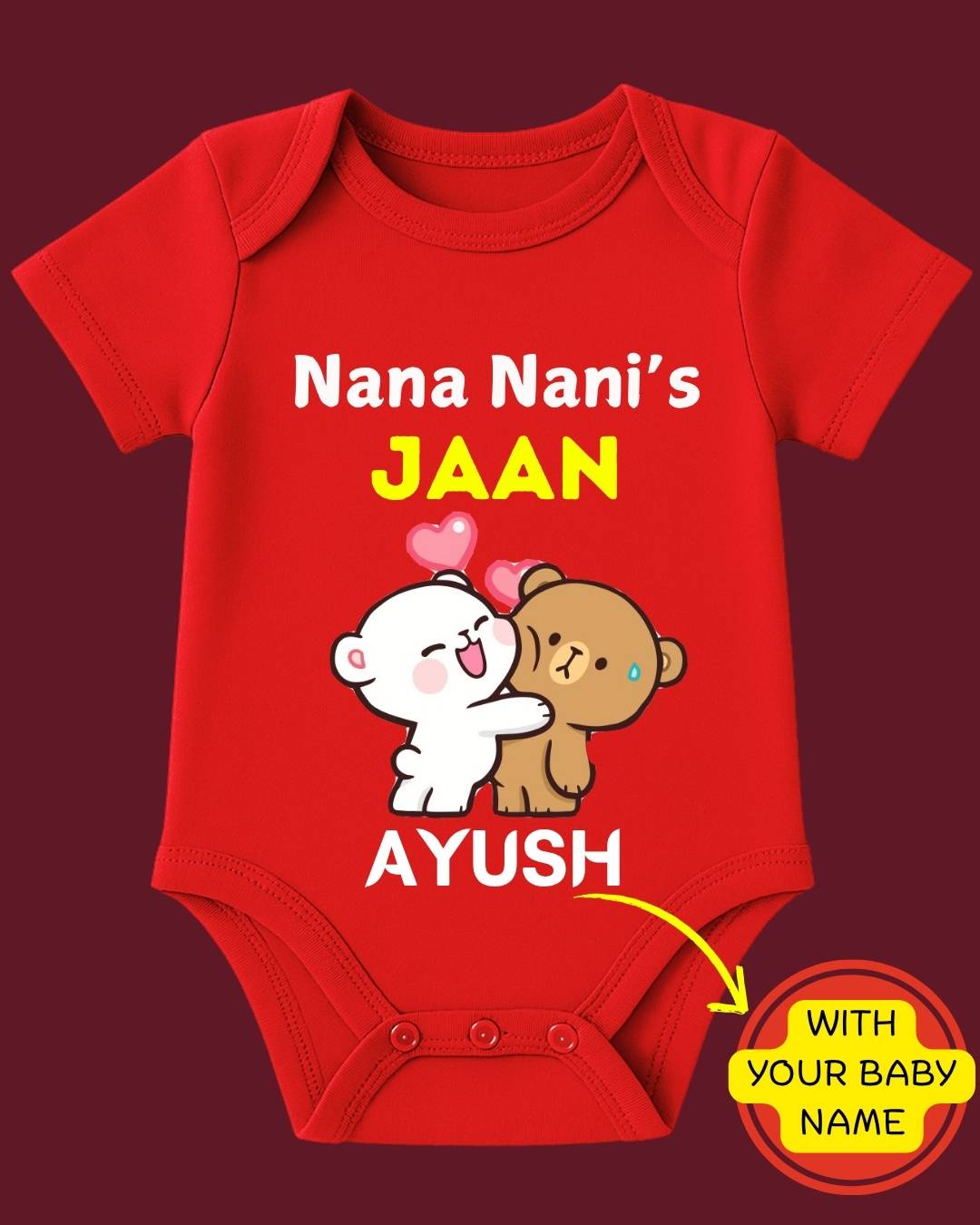 Custom Name - NANA NANI's JaaN Baby Outfit