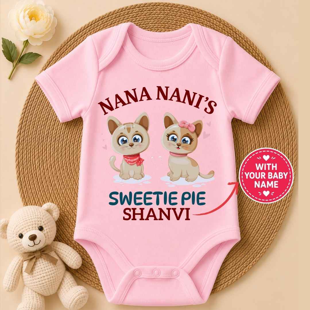 Custom Name - Nana Nani's Sweetie Pie Baby Outfit