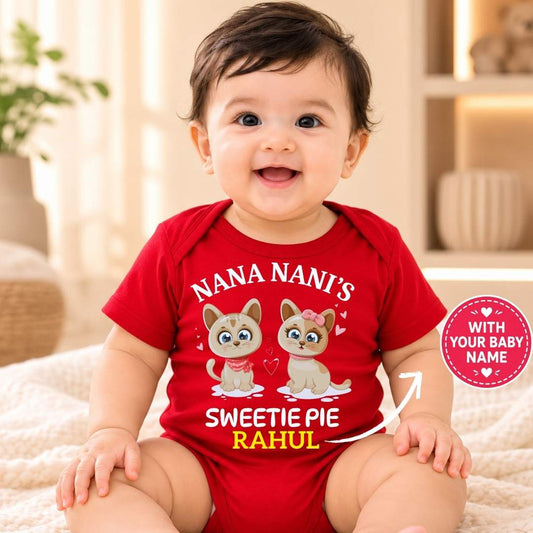 Custom Name - Nana Nani's Sweetie Pie Baby Outfit