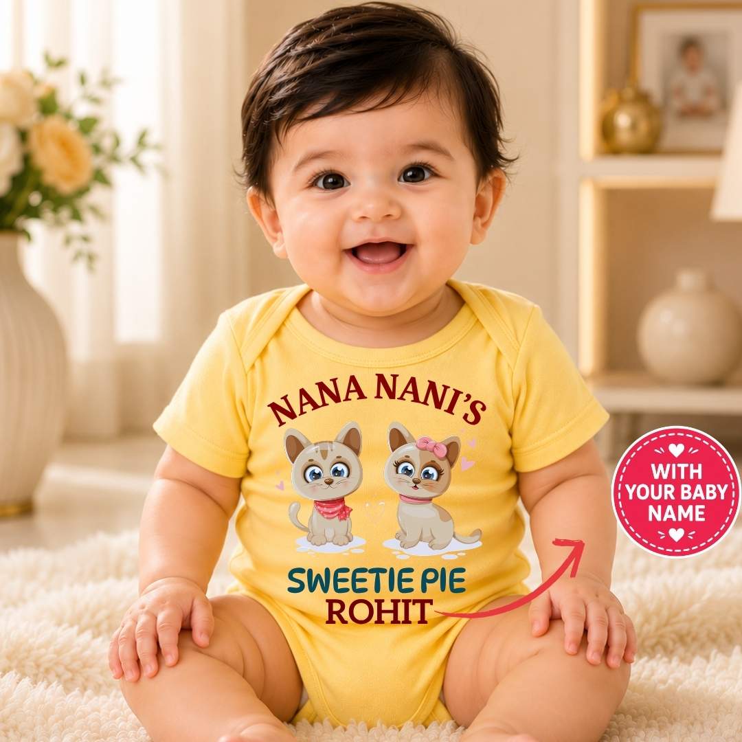Custom Name - Nana Nani's Sweetie Pie Baby Outfit