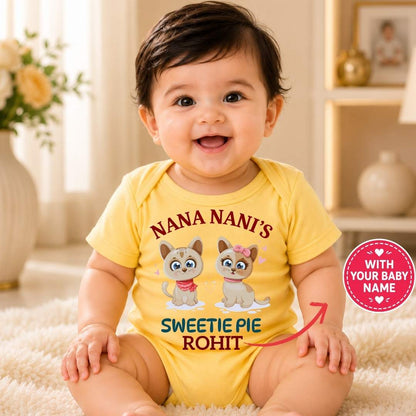 Custom Name - Nana Nani's Sweetie Pie Baby Outfit