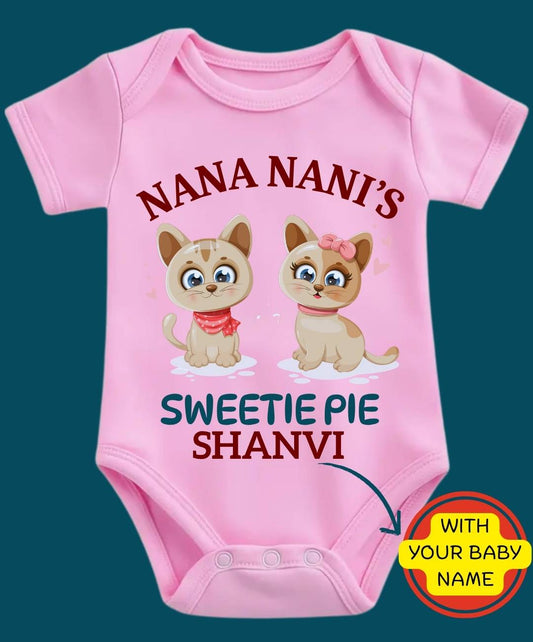 Custom Name - Nana Nani's Sweetie Pie Baby Outfit