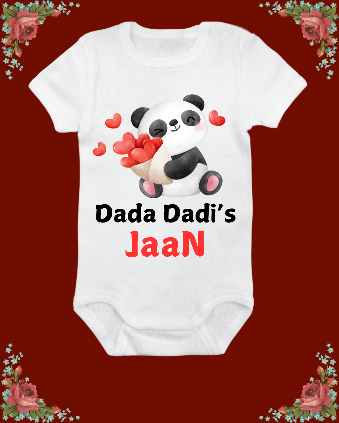 Dada dadi jaan baby rompers