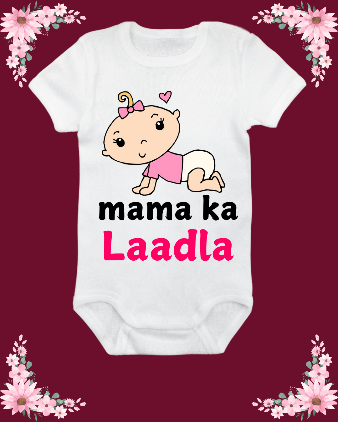 Mama ka laadla baby rompers