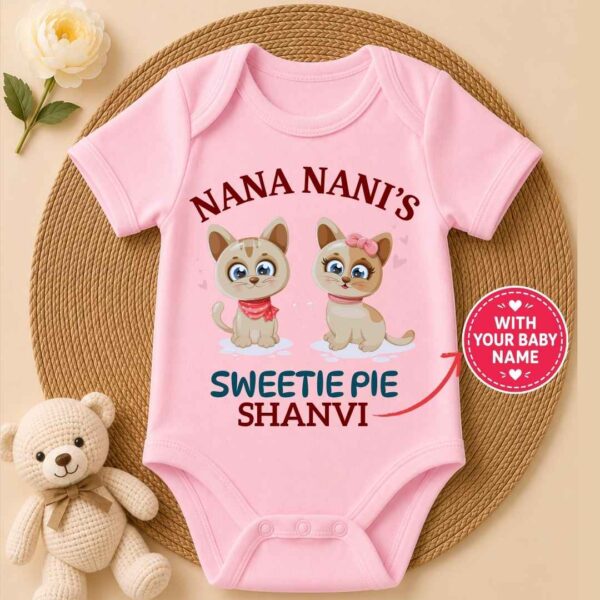 Custom Name - Nana Nani's Sweetie Pie Baby Outfit